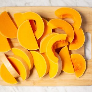 Calabaza en trozos