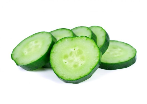 Pepino en rodajas