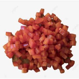 Pimiento rojo en brunoise