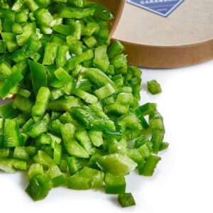 Pimiento verde en brunoise